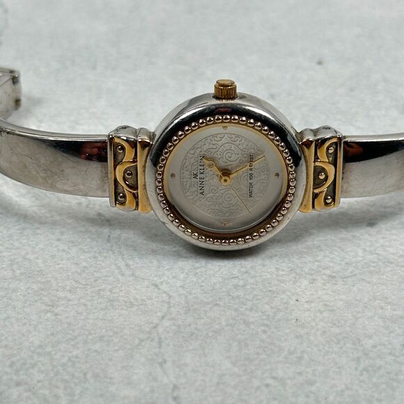 Anne Klein Watch Womens 22mm Filigree Dial Two Tone Quartz Elegant New Battery - Picture 7 of 16